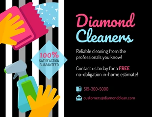 Free  Template: Modern Cleaning Service Flyer