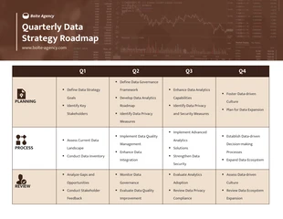 Free  Template: Simple Data Strategy Roadmap
