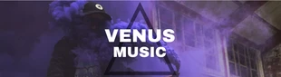 Free  Template: Música YouTube Banner
