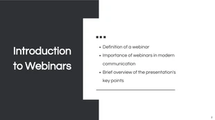 Black and White Minimalist Webinar Presentations - صفحة 2