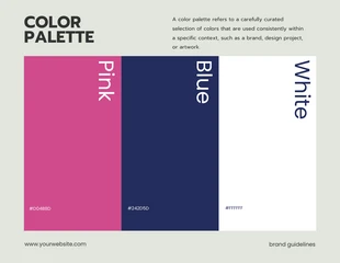 Pink and Blue Brand Guidelines - Pagina 5