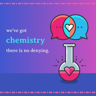 Free  Template: Chemistry Instagram Social Media Post