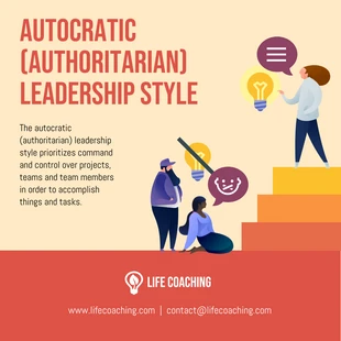 business  Template: Exemple de style de leadership autocratique