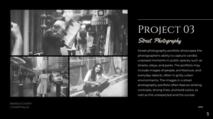 Black Monochrome Photography Portfolio - صفحة 5