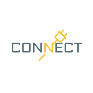 Free  Template: Connect Technology Creative Logo