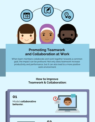 Free  Template: Teamwork Infographic Template