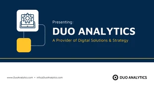 Digital Company Pitch Deck Presentation - صفحة 1