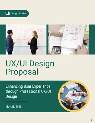 Free  Template: Proposta de Design UX/UI