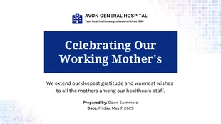 Team Celebration Mother's Day Presentation - page 1