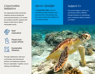 Ocean Brochure Template - Página 2