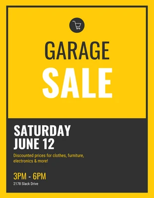 Free  Template: Garage Sale 
