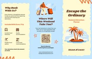 premium Template: Brochure dépliable 11x17
