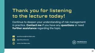 Finance Risk Management Lecture Presentation - Page 17