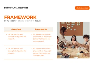 Orange And White Professional Simple Modern Proposal Research Presentation - Seite 4