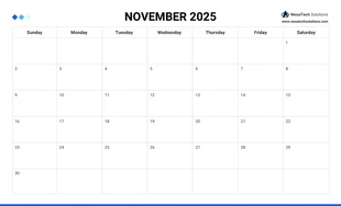 Simple Calendar Work Schedule Template - Página 11