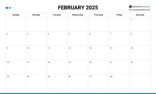 Simple Calendar Work Schedule Template - Seite 2