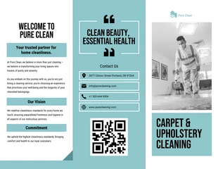 Free  Template: Carpet & Upholstery Cleaning Brochure