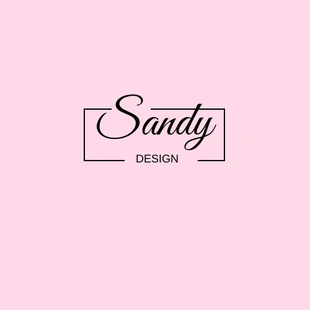 Free  Template: Pink Creative Design Logo