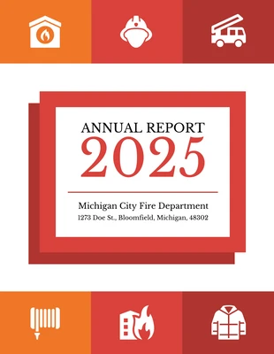 business  Template: Fire Department Annual Report
