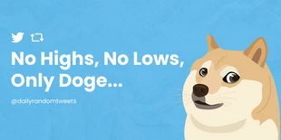 Free  Template: Bleu Simple Illustration Animal Twitter Banner