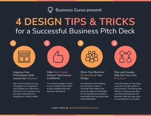 business  Template: Elenco di suggerimenti per il design moderno Infografica