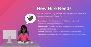 premium  Template: O novo contratado precisa de uma postagem no LinkedIn