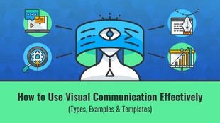 Free  Template: En-tête du blog sur la communication visuelle