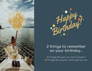 premium  Template: Clever Funny Birthday Card