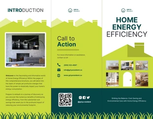 premium  Template: Home Energy Efficiency Brochure