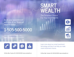 Investment Business Bi Fold Brochure