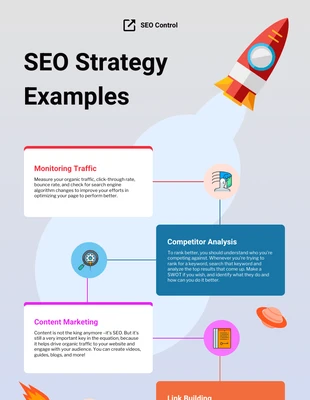 Free  Template: Infographie On Page SEO