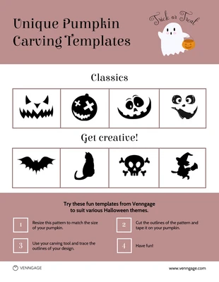 Printable Pumpkin Carving Templates