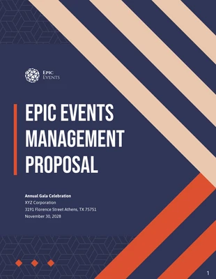 premium  Template: Event Planing Proposals