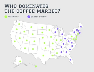 Free  Template: Coffee Map