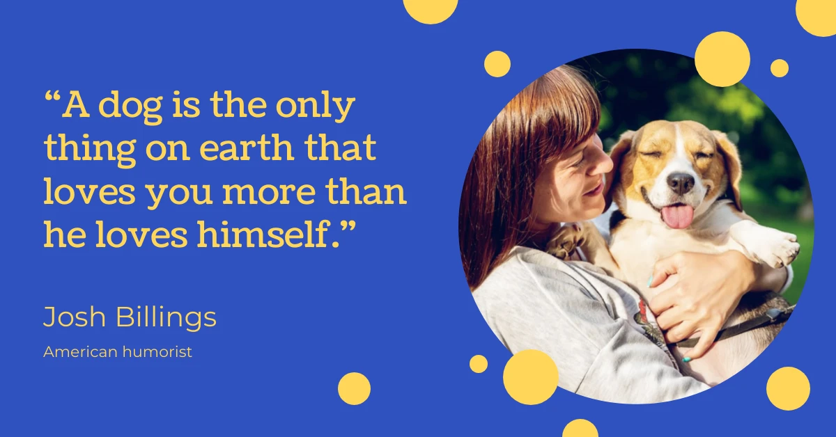 Dog Quote Facebook Post - Venngage