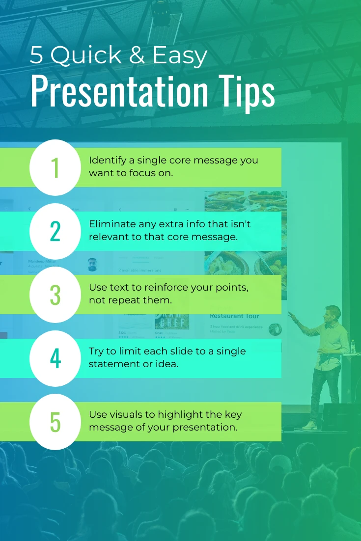 Gradient Presentation Tips Pinterest Post - Venngage