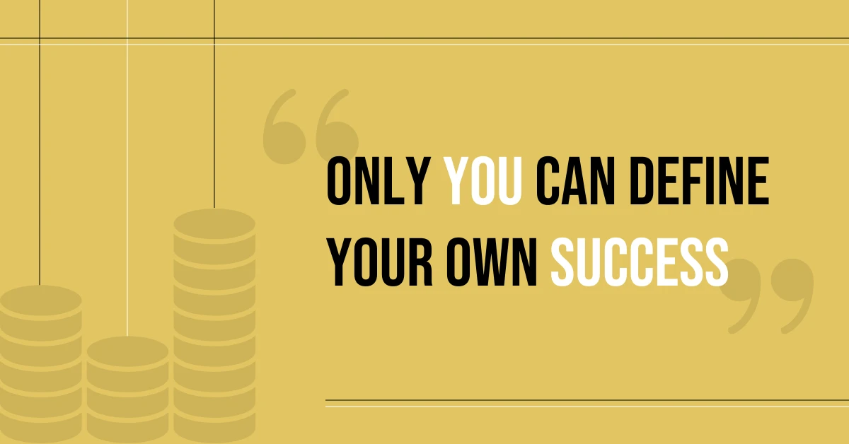 Gold Motivational LinkedIn Banner - Venngage