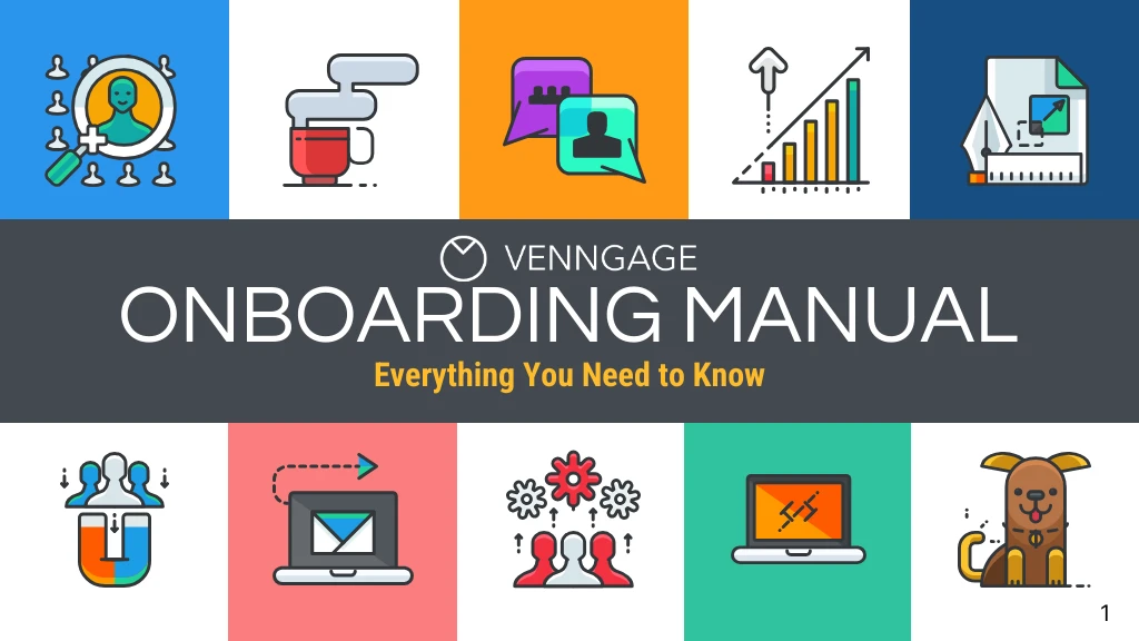 Venngage Onboarding Manual Presentation Template - Venngage