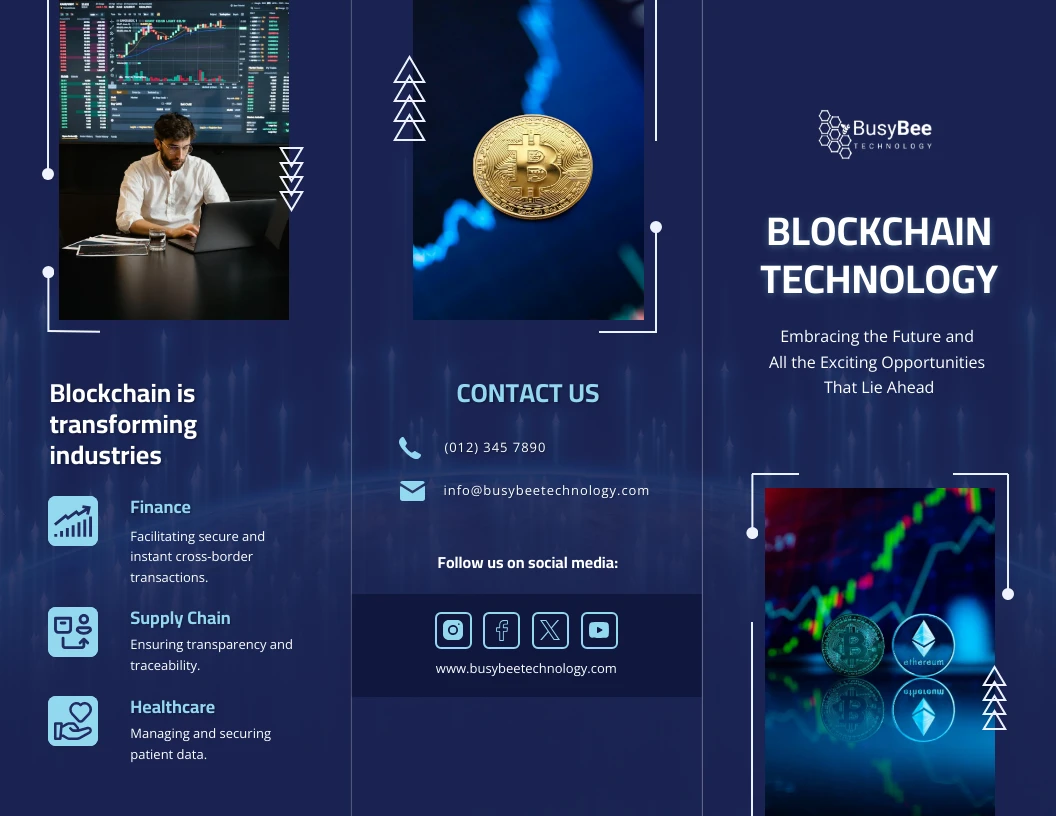 blockchain-technology-z-fold-brochure-template-venngage