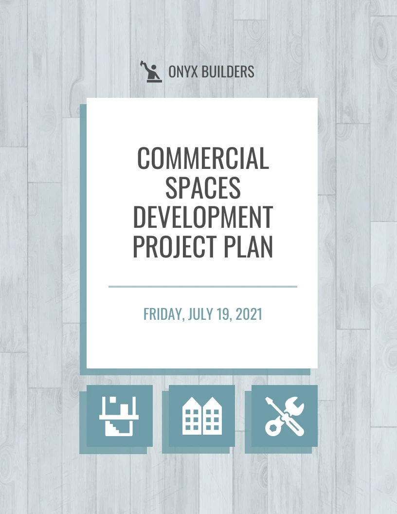Commercial Development Project Plan Template - Venngage