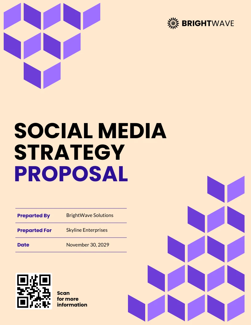 Social Media Strategy Proposal - Venngage