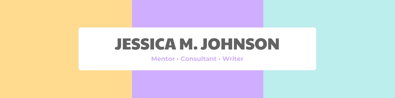 Minimal Pastel Profile LinkedIn Cover Banner - Venngage