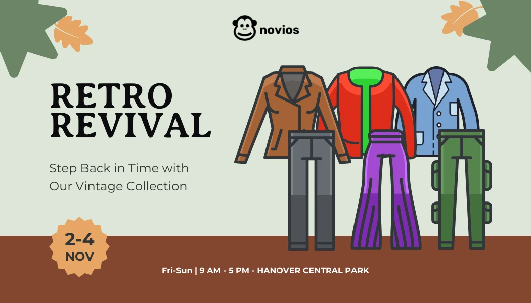 Retro Revival Sale Banner Venngage