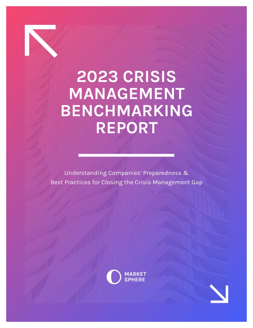 Crisis Management Benchmarking Example Report Template Venngage 6991