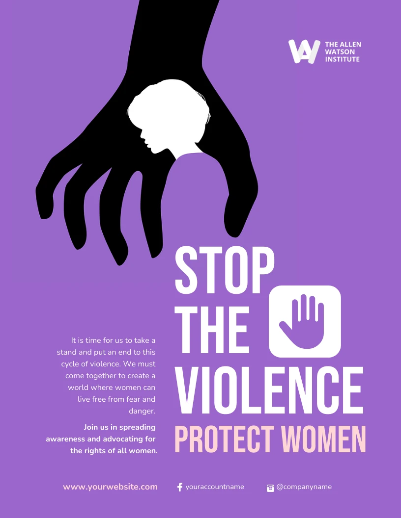 Protect Women And Children Poster