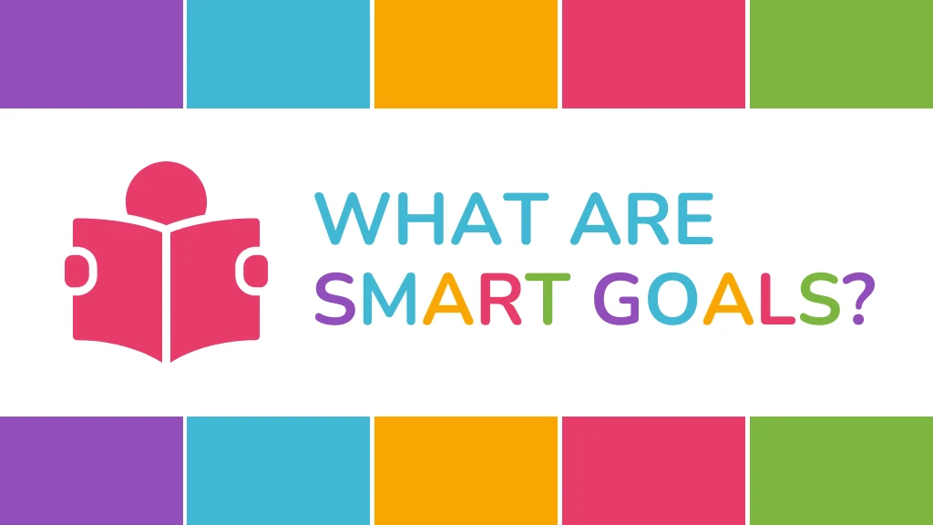 Fun Colorful Smart Goal Blog Header - Venngage