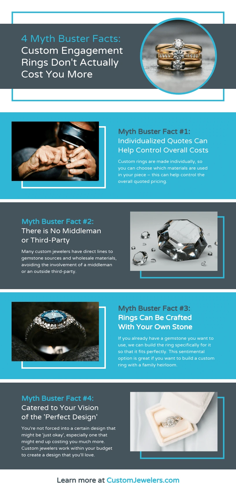 Engagement Rings Myths Infographic Template Venngage