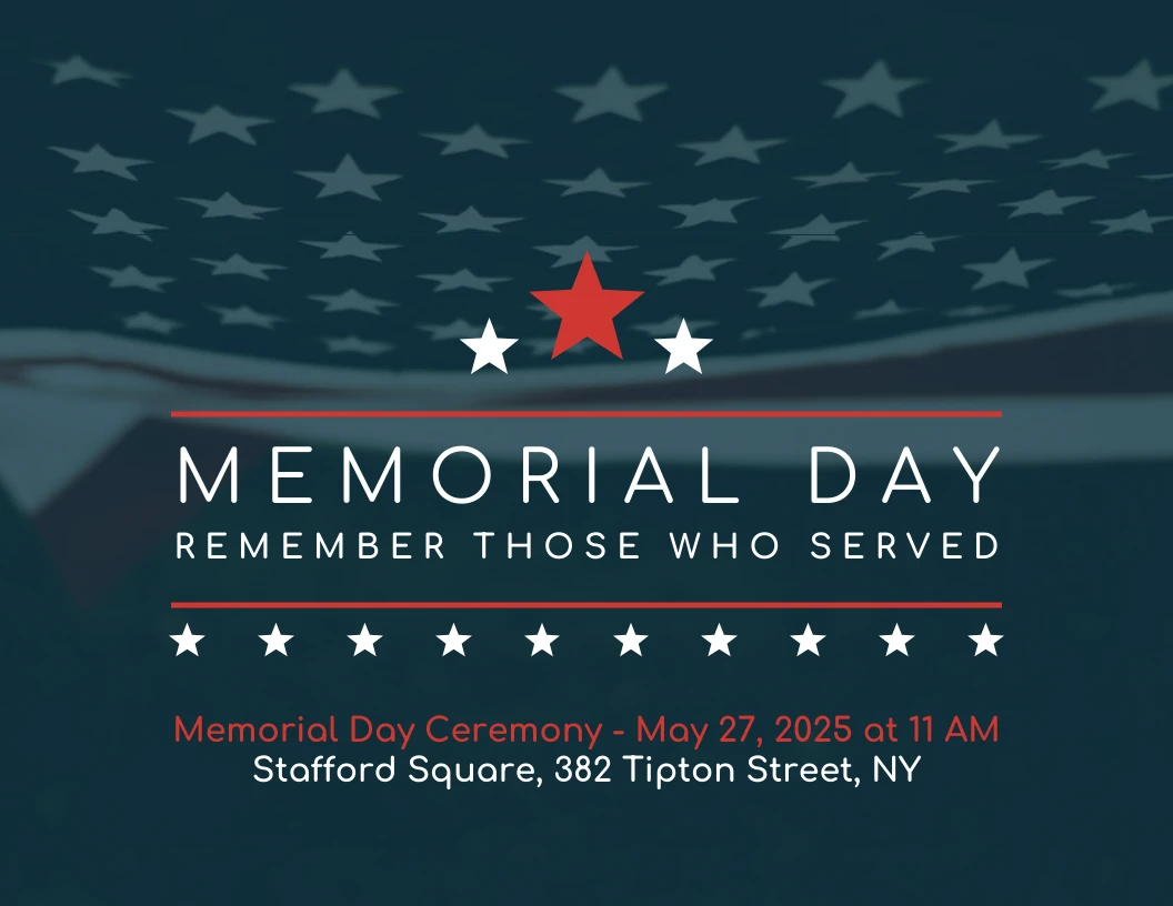 Memorial Day Flyer Template Venngage