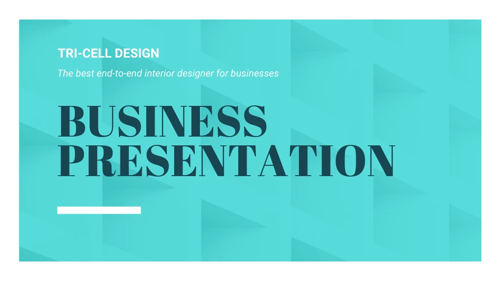 Texture Sample Business Presentation Template - Venngage