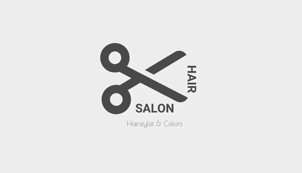 Simple Modern Hair Salon Business Card - Venngage